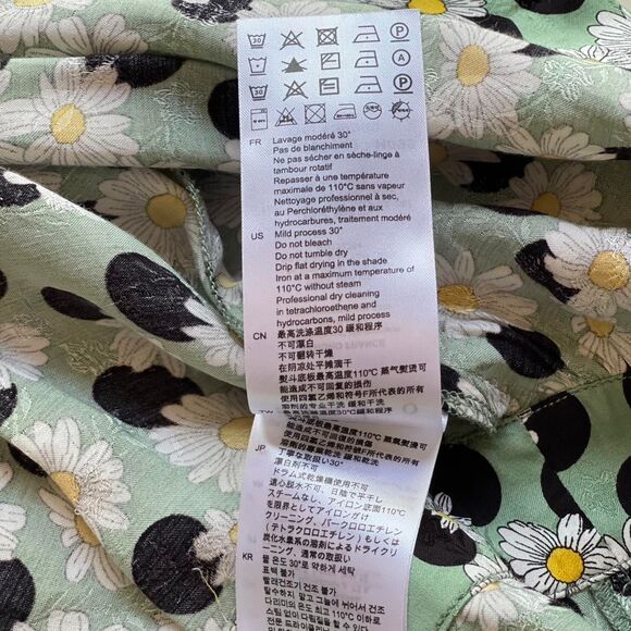 NWOT Sandro Daisy Print Satin Romper Size 4 (Seen on The Bold and the Beautiful) - Picture 10 of 11